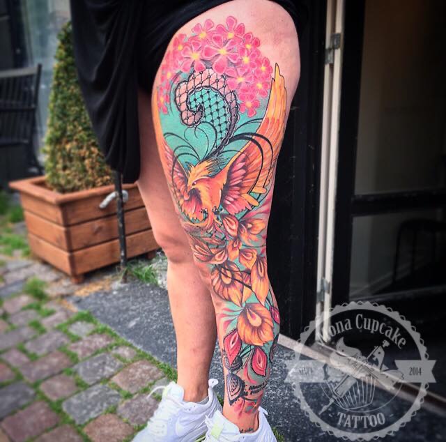 Tatovering af Mona Cupcake, motiv 05